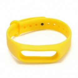 Sárga Eredeti csuklópánt w / fém csat csere Xiaomi Mi Band 2 karkötő