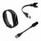 USB töltő kábel töltő kábel csere a Xiaomi Mi Band 2 Smart Watch számára