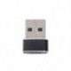Fekete USB 3.0 (A-típusú) férfi USB3.1 (C-típusú) női átalakító adapter csatlakozó Új