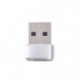 fehér USB 3.0 (A-típusú) férfi USB3.1 (C-típusú) női átalakító adapter csatlakozó Új