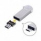 2 X-es USB-USB-hím USB-hez OTG adapter átalakító Android Tablet telefonhoz