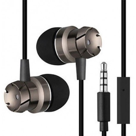 Fekete Sztereó 3,5 mm-es fül A fejhallgató fejhallgató Super Bass Music fülhallgató fülhallgató mikrofonnal