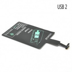 Micro USB 2 Univerzális QI vezeték nélküli töltő vevő töltőmodul a mikro-USB mobiltelefonhoz
