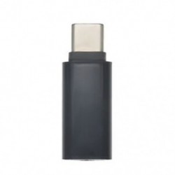 Műanyag-Black 1x-C típusú 3,5 mm-es Jack fülhallgató USB C fejhallgató audió adapter Huawei Xiaomi számára