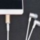 Műanyag-Black 1x-C típusú 3,5 mm-es Jack fülhallgató USB C fejhallgató audió adapter Huawei Xiaomi számára