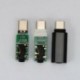 Műanyag-White 1x-C típusú 3,5 mm-es Jack fülhallgató USB C fejhallgató audió adapter Huawei Xiaomi számára