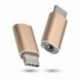 Metal-Ezüst C-típusú 3,5 mm-es jack fülhallgató USB C fejhallgató audió adapter 3 színek
