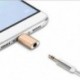 Metal-Rose Gold C-típusú 3,5 mm-es jack fülhallgató USB C fejhallgató audió adapter 3 színek