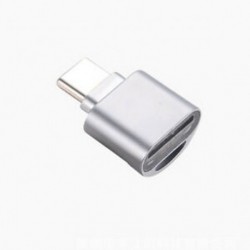 Ezüst Alloy USB 3.1 C típusú Micro SD TF kártyaolvasó OTG adapter Samsung HTC LG új készülékhez