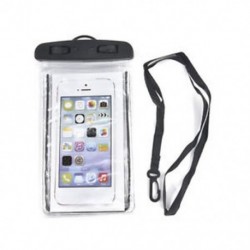 Fekete Víz alatti világító tok Vízálló száraz táska tok iPhone okostelefonokhoz