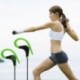 Piros Vezeték nélküli Bluetooth sport fejhallgató sztereó fejhallgató fülhallgató iPhone Samsung számára