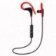 Piros Vezeték nélküli Bluetooth sport fejhallgató sztereó fejhallgató fülhallgató iPhone Samsung számára