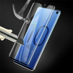 Samsung Galaxy S10E készülékhez Edzett üveg 3D íves képernyővédő Samsung Galaxy S10 Plus S10e S10 készülékhez