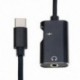 Piros 1db típusú C-típusú, 3,5 mm-es női hangadapter-átalakító kábel-C típusú AUX kábel