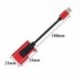 Piros 1db típusú C-típusú, 3,5 mm-es női hangadapter-átalakító kábel-C típusú AUX kábel