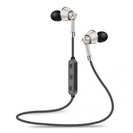 5 * Ezüst Mágneses fülhallgató-fülhallgató vezeték nélküli Bluetooth fülhallgató nyakpánt fejhallgató