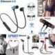 5 * Ezüst Mágneses fülhallgató-fülhallgató vezeték nélküli Bluetooth fülhallgató nyakpánt fejhallgató