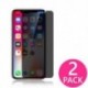 IPhone X-hez 2PCS adatvédelem kémkedés elleni edzett üveg képernyővédő fólia iPhone X 7 8 Plus 6S 6-hoz