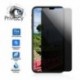 IPhone X-hez 2PCS adatvédelem kémkedés elleni edzett üveg képernyővédő fólia iPhone X 7 8 Plus 6S 6-hoz