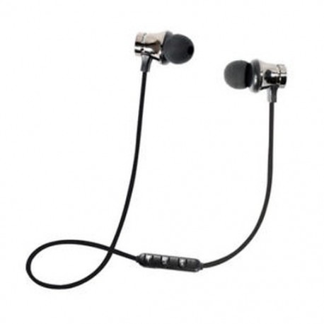 1 * Fekete fegyver Bluetooth fülhallgató kihangosító mágneses nyakpánt fejhallgató fülhallgató fülhallgató
