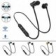 1 * Fekete fegyver Bluetooth fülhallgató kihangosító mágneses nyakpánt fejhallgató fülhallgató fülhallgató