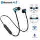 1 * Fekete fegyver Bluetooth fülhallgató kihangosító mágneses nyakpánt fejhallgató fülhallgató fülhallgató