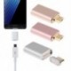Arany Mágneses adapter Micro USB töltő kábel adat töltő Android Samsung ÚJ