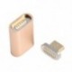 Arany Mágneses adapter Micro USB töltő kábel adat töltő Android Samsung ÚJ