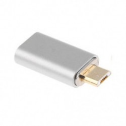 Ezüst Mágneses adapter Micro USB töltő kábel adat töltő Android Samsung ÚJ