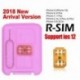 2db R-SIM 12 4G rsim Nano feloldó kártya ISO 12.2 10.x iPhoneX / 8 / 8p / 7 / 7p / 6s / 6sp / 6p