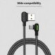 1,8 USB 3.0 - USB C 3.1 Jobb szög 90 ° C gyors töltő kábel C típusú adatszinkron kábel