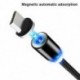 Piros (C típus) Samsung C-típusú és Android fonott mágneses villámláshoz   USB töltőkábelhez