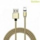 Piros (C típus) Samsung C-típusú és Android fonott mágneses villámláshoz   USB töltőkábelhez