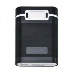 * 2 Black 4 Slot 5V 2A USB 4X 18650 Power Bank tok készlet töltő DIY doboz mobiltelefonhoz