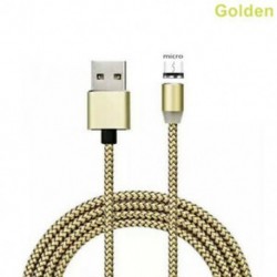 Arany (Android) Fonott mágneses villám   USB töltő Samsung Android és C típusú töltőkábelekhez
