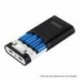 * 2 Black 4 Slot 5V 18650 Akkumulátor DIY Power Bank töltő Shell töltő tok 5600mAh / 10000mAh