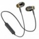 Fekete HIFI Super Bass Headset Sport fejhallgató vezeték nélküli Bluetooth fülhallgató Hot
