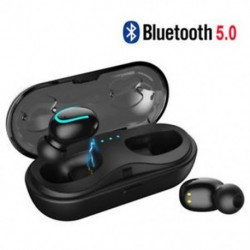 Fekete (Bluetooth 5.0) Vezeték nélküli Bluetooth fejhallgató TWS Mini fejhallgató fülhallgató fülhallgató a Samsung