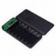 Kék 7X 18650 5V 2.1A 3 USB DIY mobil tápkábel tok készlet töltő doboz tok