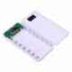 Kék 7X 18650 5V 2.1A 3 USB DIY mobil tápkábel tok készlet töltő doboz tok