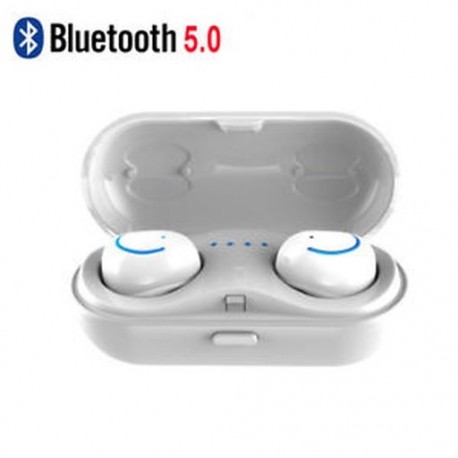 Fehér (Bluetooth 5.0) Vezeték nélküli Bluetooth Mini fejhallgató TWS fejhallgató fülhallgató fülhallgató a Samsung