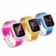 Rózsaszín 1 X Elveszett gyerekek Biztonságos GPS Tracker SOS Hívás Smart Watch csukló Android IOS