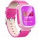 Rózsaszín 1 X Elveszett gyerekek Biztonságos GPS Tracker SOS Hívás Smart Watch csukló Android IOS
