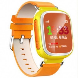 narancs 1 X Elveszett gyerekek Biztonságos GPS Tracker SOS Hívás Smart Watch csukló Android IOS