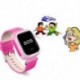 narancs 1 X Elveszett gyerekek Biztonságos GPS Tracker SOS Hívás Smart Watch csukló Android IOS