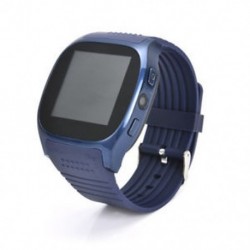 Kék Új T8 Bluetooth Smart Watch támogatás SIM és TFcard kamera iPhone Android számára