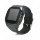 Fekete Egy T8 Bluetooth Smart Watch támogatás SIM és TFcard kamera Android iPhone számára