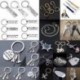 * 27 LED zseblámpa Black Star ... Hordozható kreatív ötvözet fém kulcstartó autó kulcstartó Unisex kulcstartó