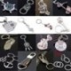 * 27 LED zseblámpa Black Star ... Hordozható kreatív ötvözet fém kulcstartó autó kulcstartó Unisex kulcstartó