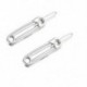 Ezüst 2PCS Női Divat Arany Ezüst Gemkapocs Haj Bobby Pins Barrette Hairpin Clip